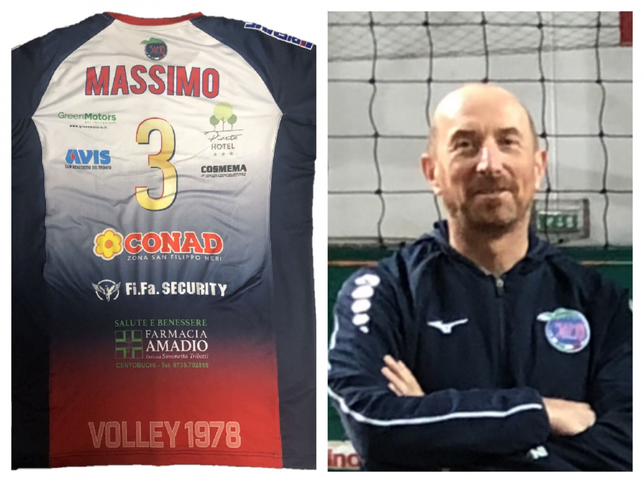 L’omaggio <br> del Riviera Samb Volley: <br> ritirata la maglia di Ciabattoni