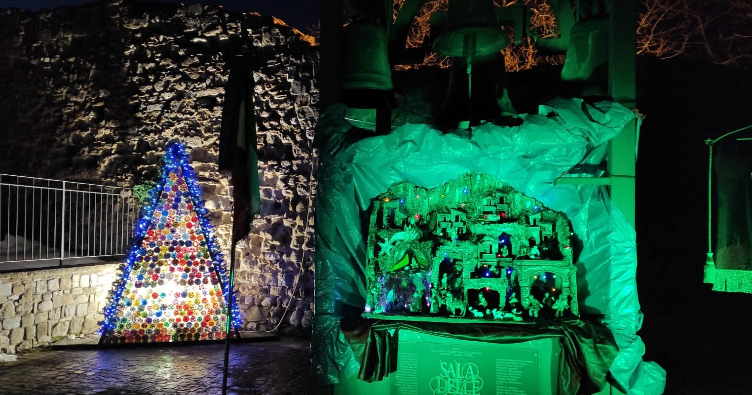Presepe, luci ed albero ecologico: <br> il Natale di Montemonaco <br> nel segno della solidarietà