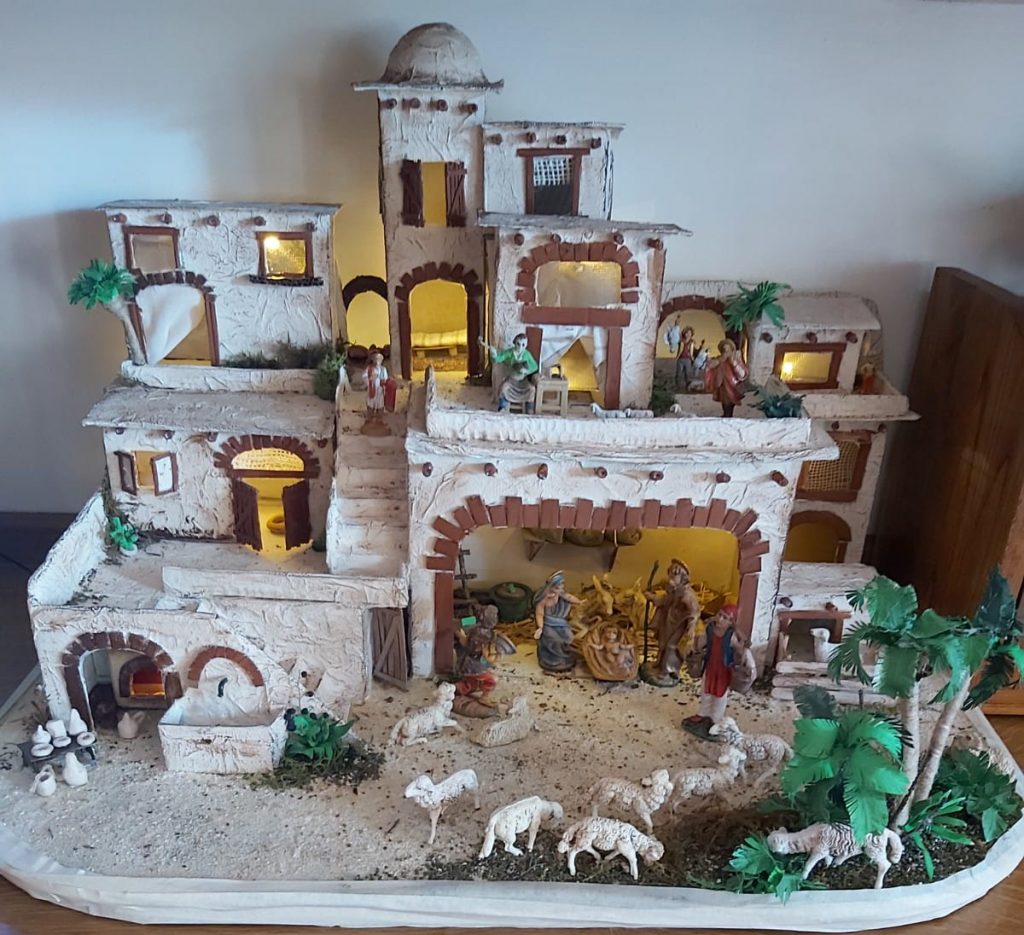 Il presepe palestinese di Liliana, <br> nel segno del riciclo
