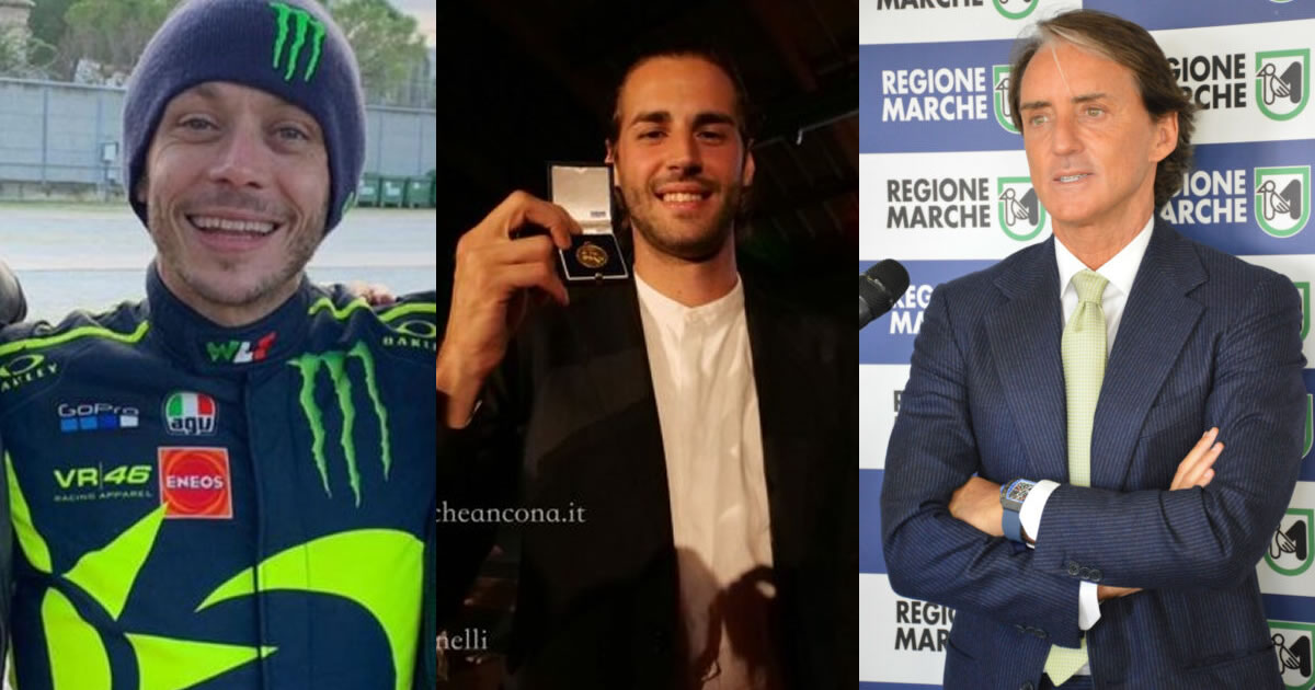 “Picchio d’oro” <br> a Roberto Mancini, <br> premi anche per Gimbo Tamberi <br> e Valentino Rossi