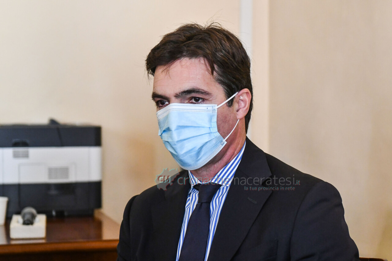 Acquaroli: «Zona arancione inevitabile, <br> sarà dal 24 o dal 31 gennaio <br> Il tracciamento? Non ci sono le risorse»