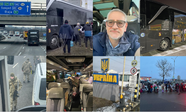 Un pullman carico di speranza: il racconto di Luberti, di rientro dall’Ucraina <span> (Video e foto) </span>