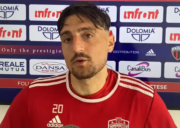 Samb, parla Buono: «A Castelfidardo sarà dura, ma dobbiamo soltanto vincere»