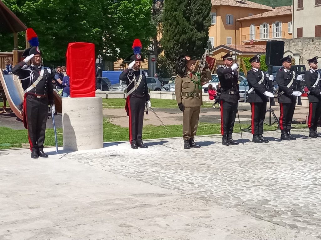 Inaugurato il Cippo in memoria del carabiniere-eroe Antonio Fazzini <span> (Foto e video)