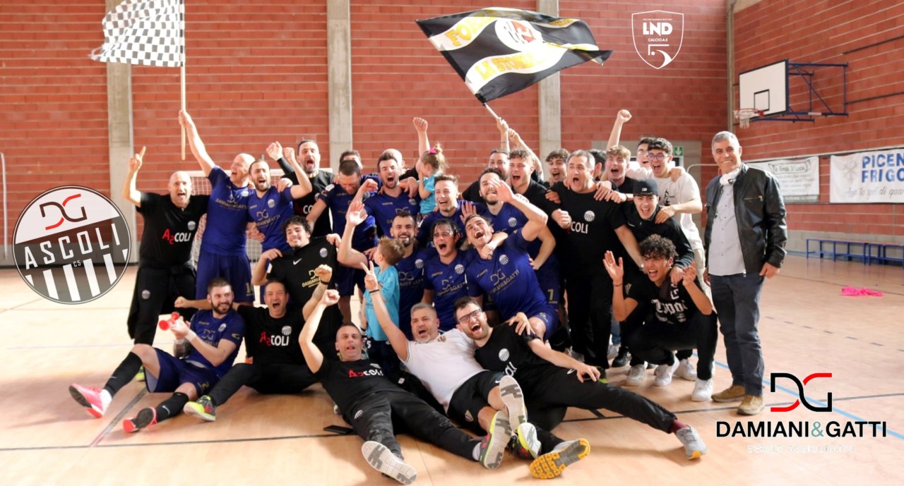Festa promozione per la “Damiani&Gatti”, Ascoli riabbraccia la A2 dopo 16 anni