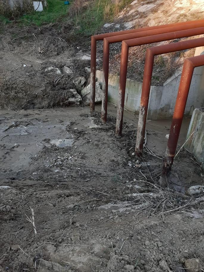 Torrente Albula liberato dalle erbacce Torrente Albula liberato dalle erbacce