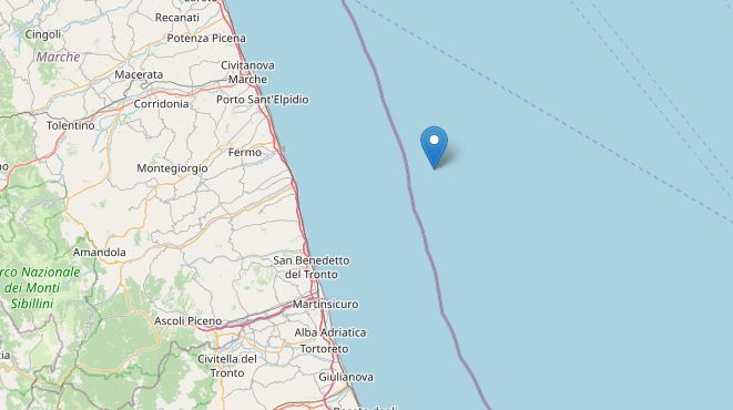 Terremoto: scossa di 3.3 in mare aperto, avvertita sulla costa picena Terremoto: scossa di 3.3 in mare aperto, avvertita sulla costa picena