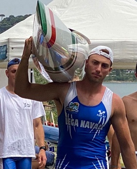 Lega Navale nell’olimpo nazionale della canoa con Francesco Lanciotti