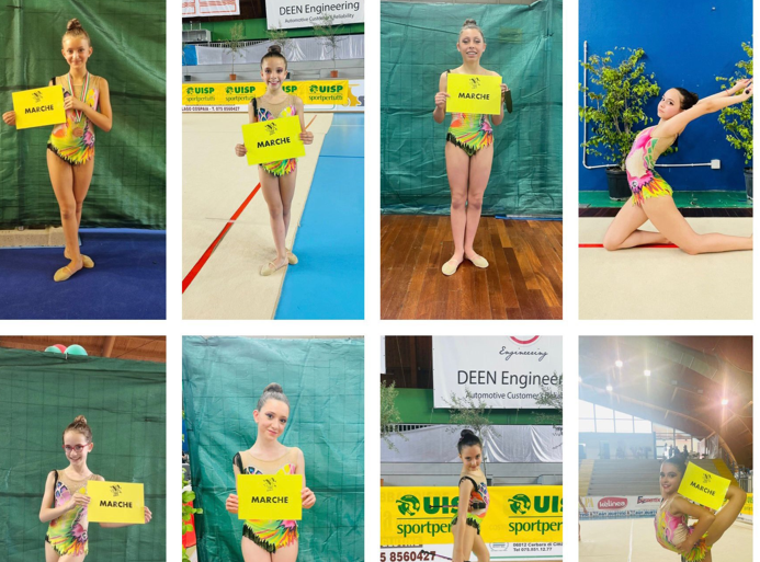 Ginnastica ritmica, giovani stelle ascolane brillano al campionato nazionale