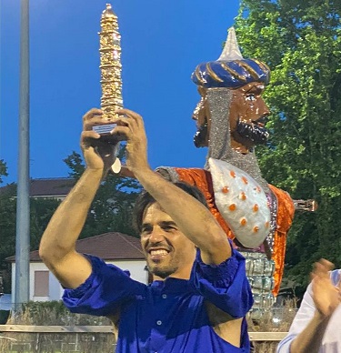 Luca Innocenzi monstre: lascia l’ospedale, va a Faenza e vince il “Palio del Niballo”