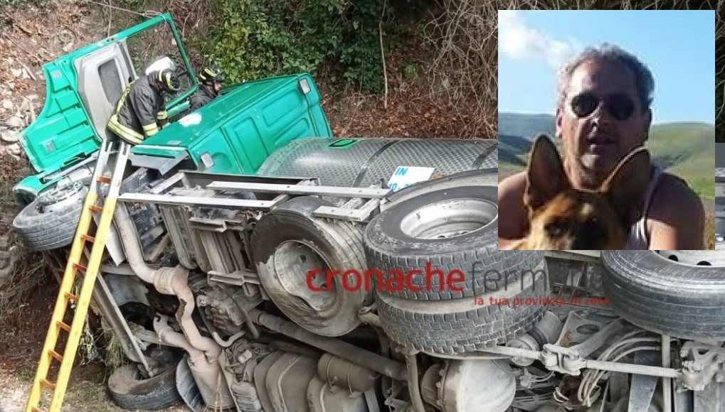 Tragedia sulla strada, muore il 57enne Paolo Poli: camion finisce fuori strada e si ribalta