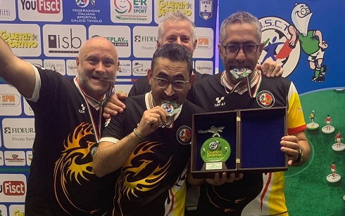Subbuteo Club Ascoli vince a Genova il torneo a squadre