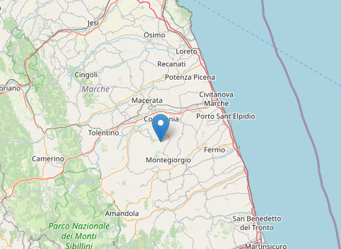 Scossa di 3.4 a Mogliano (Macerata): scuole chiuse