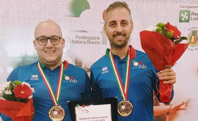 Exploit tricolore per le Bocce picene: Angrilli e Cassarino campioni d’Italia