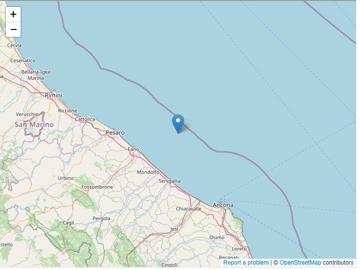 La terra continua a tremare nel nord delle Marche: nuova scossa di magnitudo 4.3