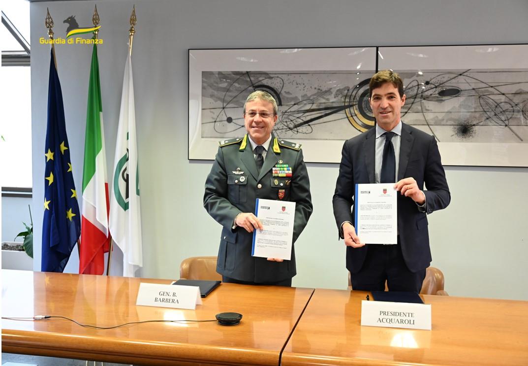 Regione e Guardia di Finanza: un protocollo per il contrasto alle frodi nell’utilizzo delle risorse del Pnrr