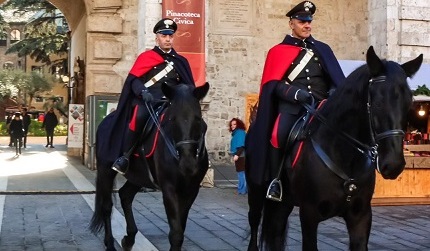 Quintana, tornano i Carabinieri a cavallo  