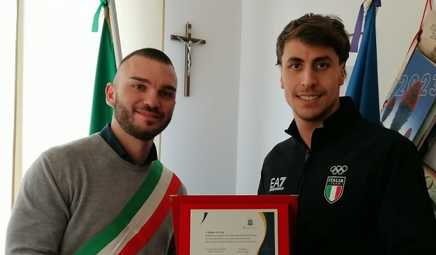 Nuoto, Monteprandone premia Stefano Di Cola