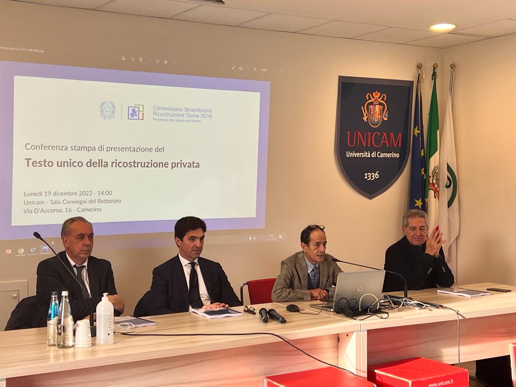Testo unico ricostruzione privata: Legnini e Acquaroli sul futuro della struttura commissariale, in arrivo Guido Castelli