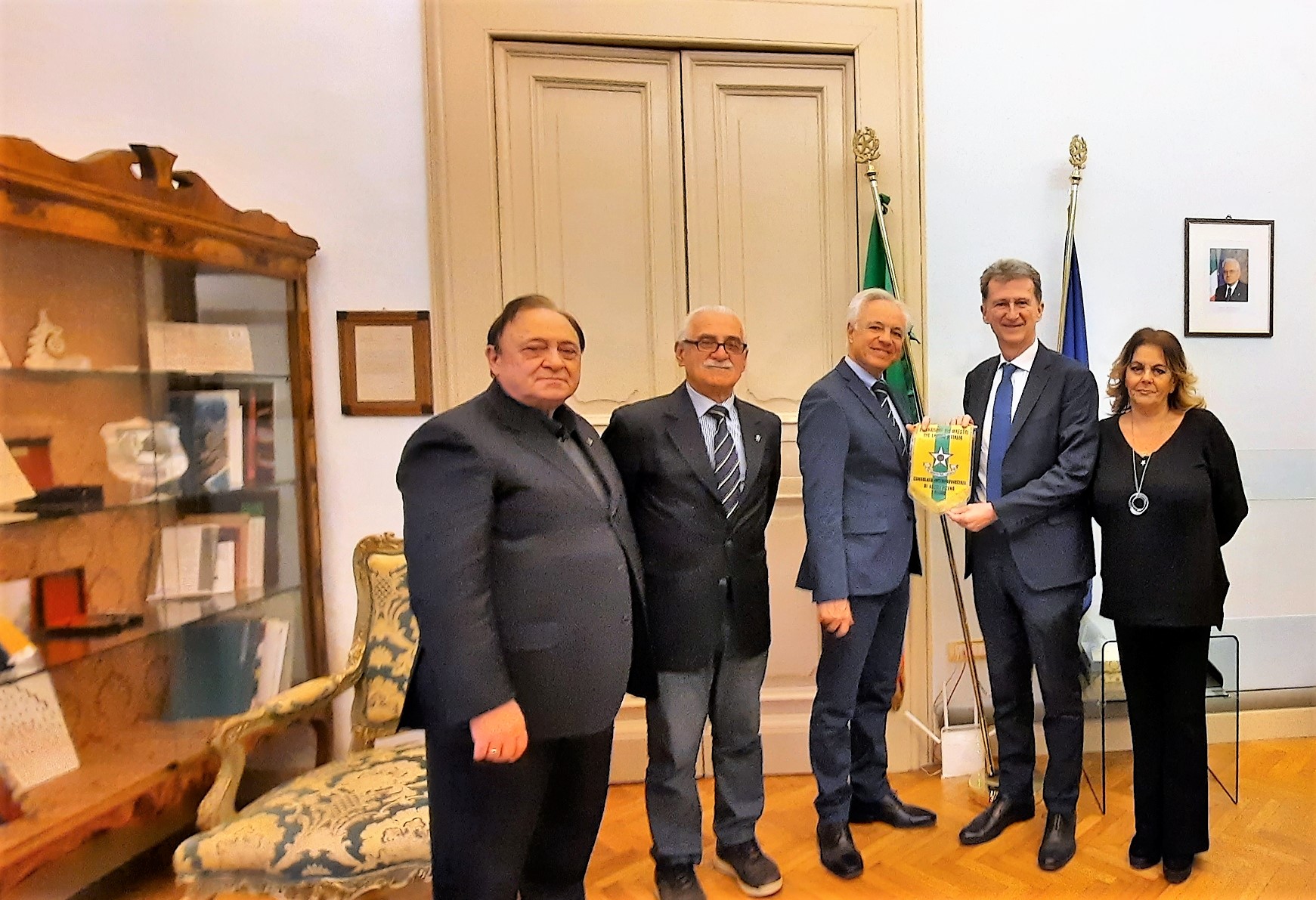 I “Maestri del Lavoro” di Ascoli-Fermo incontrano il prefetto Rocchegiani