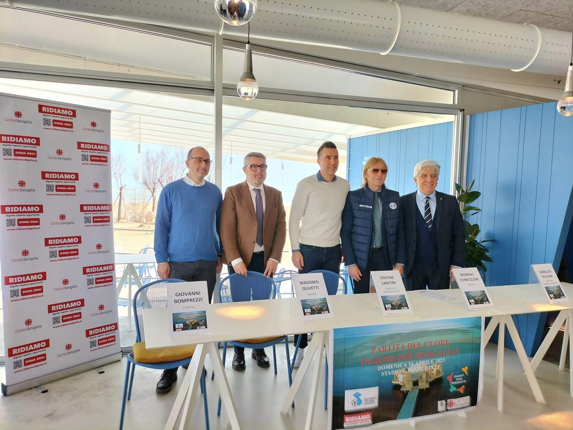 “Partita del Cuore” a Senigallia: Nazionale Cantanti in campo per gli alluvionati