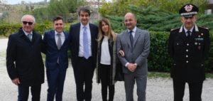 Ex Carbon: sopralluogo del ministro Fitto, del commissario unico Vadalà e del commissario alla Ricostruzione Castelli