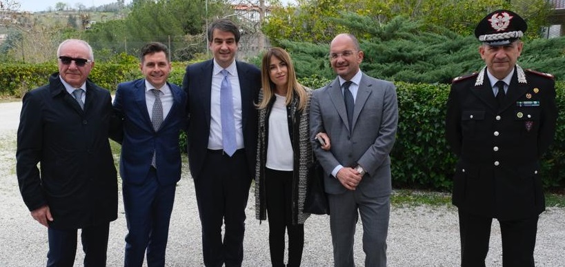Ex Carbon: sopralluogo del ministro Fitto, del commissario unico Vadalà e del commissario alla Ricostruzione Castelli