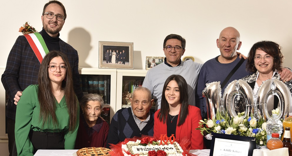 Achille Schiavi compie 100 anni