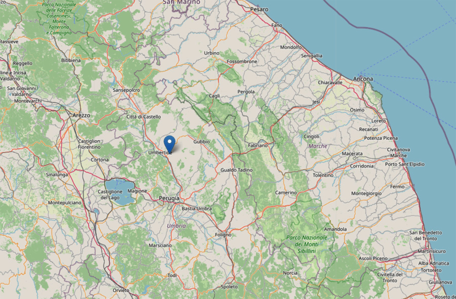 Nuova scossa di terremoto tra Marche e Umbria