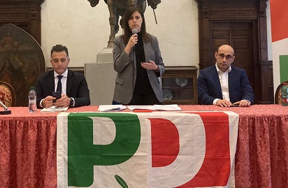 Ricostruzione, Chiara Braga (Pd) ad Ascoli: «Risposte concrete ai terremotati, in ricordo di tutte le vittime» <span> (Video)