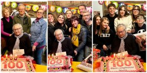 Maria Troiani ha compiuto 100 anni, grande festa a Pagliare <span> (Il video della sua storia)