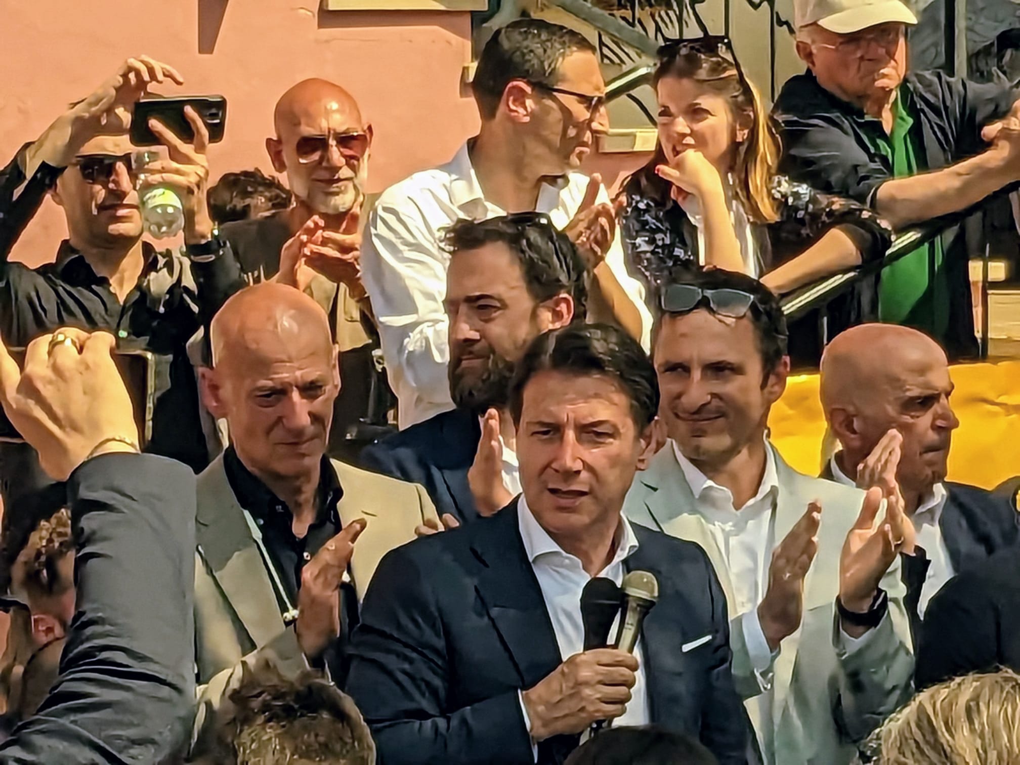 Conte a Castel di Lama punta sul Pnrr: «Fiducia a Bochicchio, non sprecherà un euro»