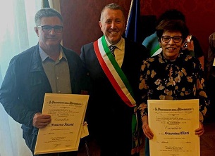 Cavalieri della Repubblica: Acquaviva Picena ringrazia Olori e Iaconi Cavalieri della Repubblica: Acquaviva Picena ringrazia Olori e Iaconi