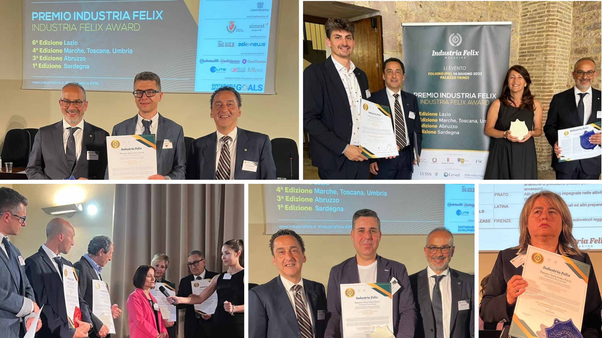 “Industria Felix”: premiate due imprese dell’Ascolano e tre del Fermano