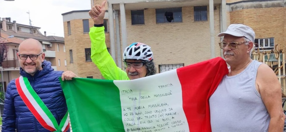 Da Colli alla Provenza per Maria Maddalena: partita la pedalata di fede di Luciano Gabrielli