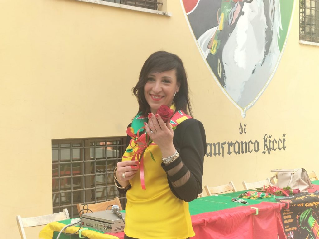 Quintana, Elena Stipa (bancaria e consigliera comunale) è la dama di luglio di Sant’Emidio <span> (Video e foto)