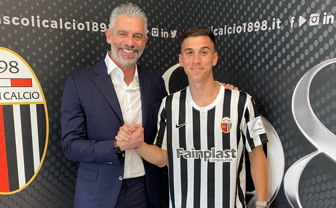 Ascoli: ufficiale l’arrivo di Masini, nei prossimi giorni incontro con l’Atalanta