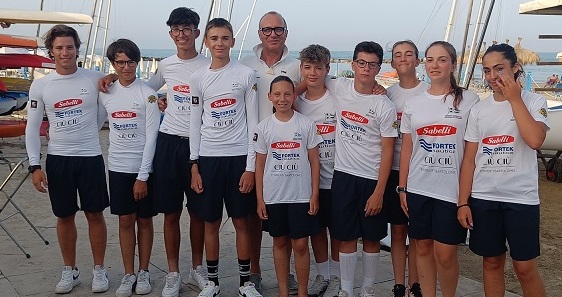 Velisti della Lega Navale di San Benedetto al Mondiale di Rimini Velisti della Lega Navale di San Benedetto al Mondiale di Rimini