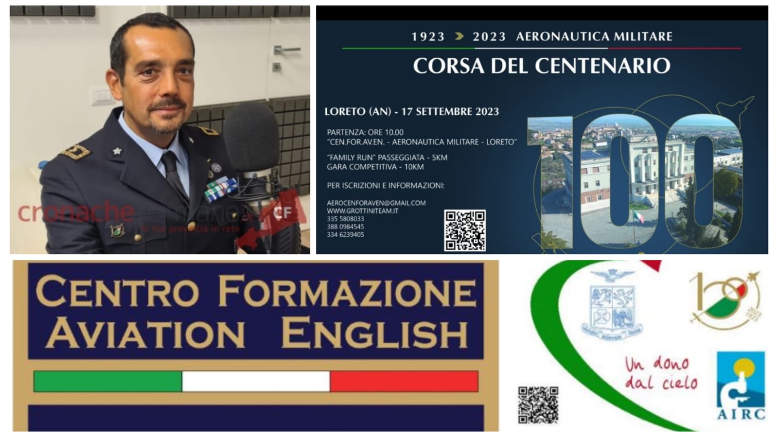 Aeronautica militare, tutto pronto per la “Corsa del Centenario”