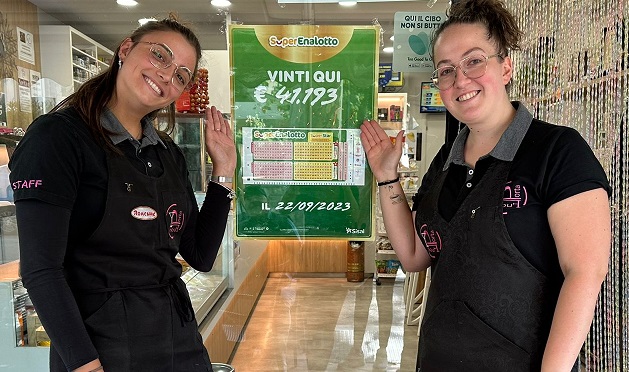 SuperEnalotto: al bar “Fuori Porta” vinti 41.000 euro SuperEnalotto: al bar “Fuori Porta” vinti 41.000 euro