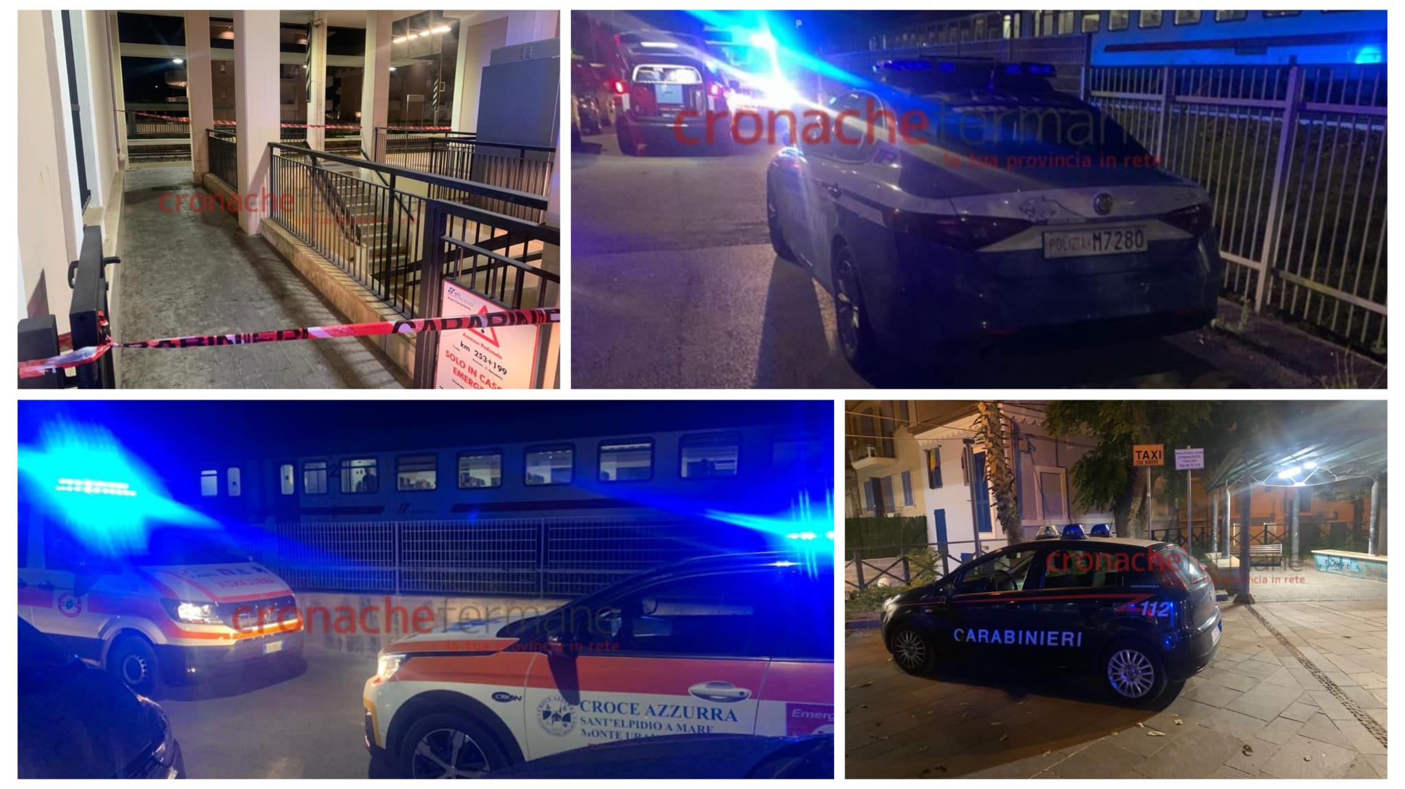 Tragedia sui binari: muore un uomo travolto da un Intercity (Le foto)