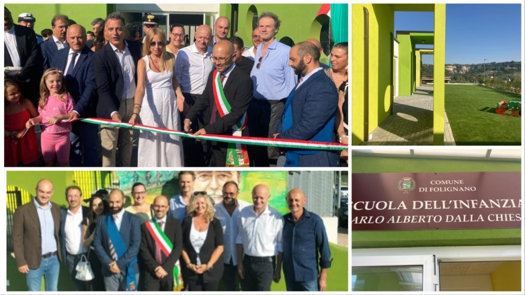 Inaugurata a Folignano la nuova scuola dell’Infanzia <span> (Video)