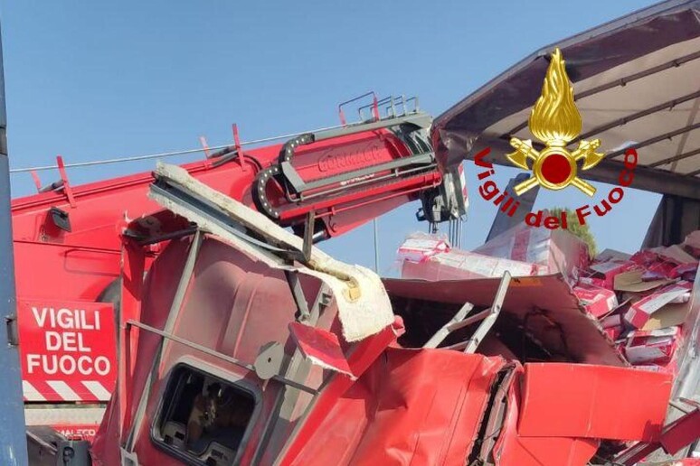 A14, tragico incidente in Emilia: coinvolti cinque tir e un’auto, muore un anconetano di 62 anni