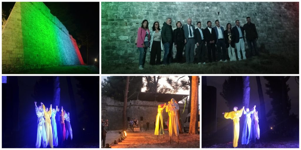 La Fortezza Pia si accende: inaugurata la nuova illuminazione <span> (Video)