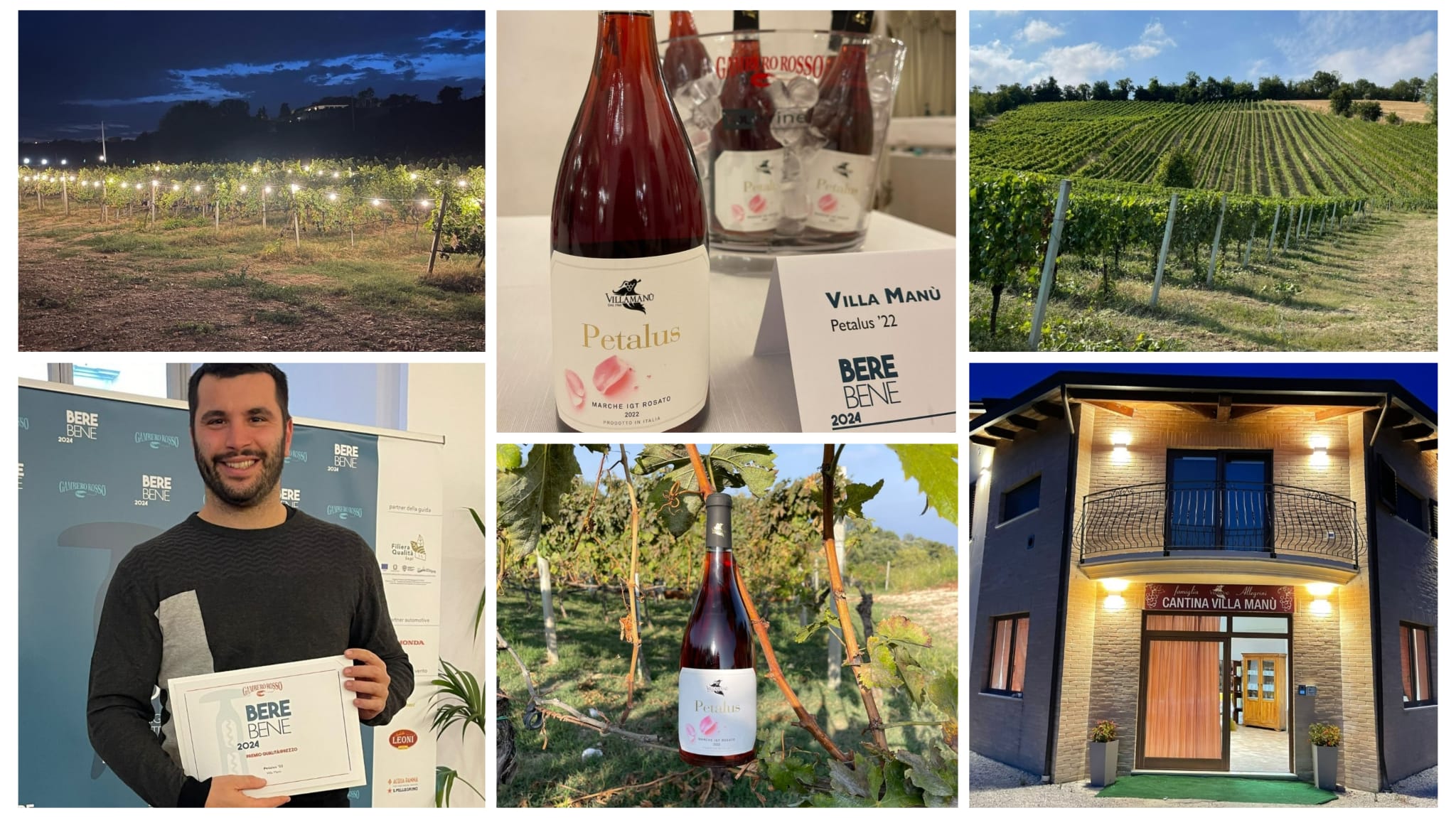 Villa Manù fa il bis: dopo il Vinitaly arriva il premio Gambero Rosso per il Petalus. Alfredo Allegrini: «Anno eccezionale»