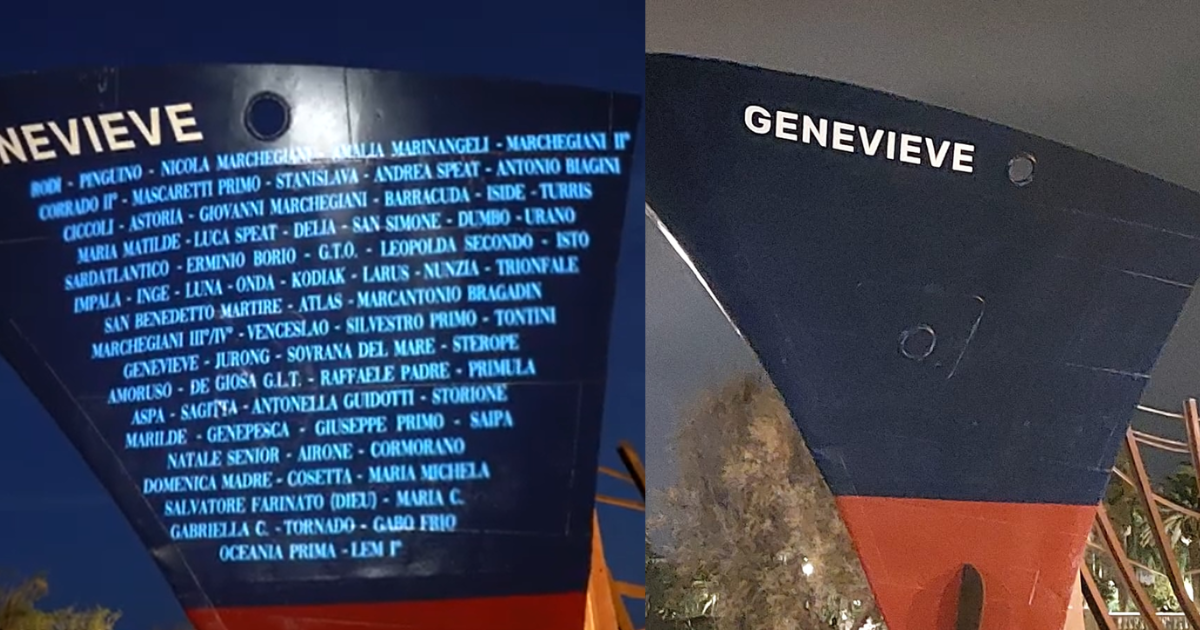 Che fine hanno fatto le scritte dei pescherecci sambenedettesi sulla prua della Geneviève?