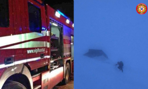 Escursionisti bloccati dalla neve sul Vettore: recuperati da Vigili del fuoco e Soccorso Alpino <span> (Video)