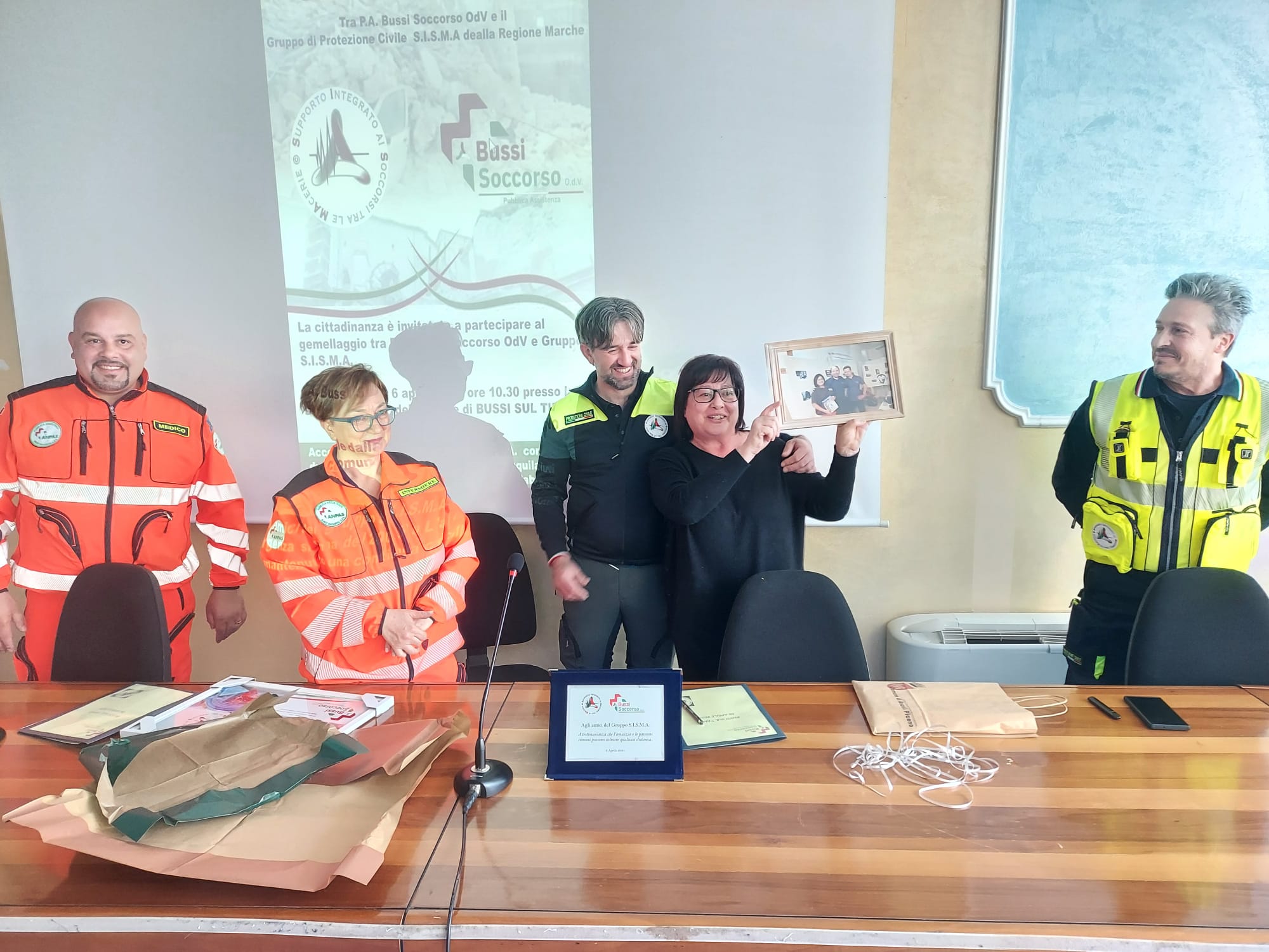 «Dagli aiuti post sisma del 2009 alla collaborazione»: “Sisma” e “Bussi Soccorso” guardano al futuro