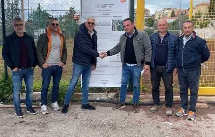 Offida, via i lavori agli impianti sportivi “Alessio Piccioni”