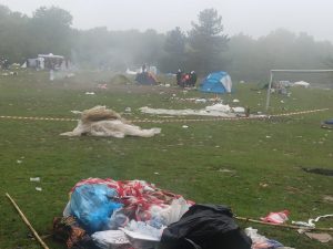 Pianoro di San Marco, ci risiamo: dopo la festa, la discarica <span> (Video e foto)